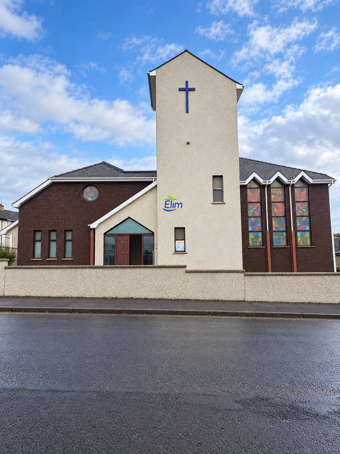 Coleraine Elim church building on Pates Lane